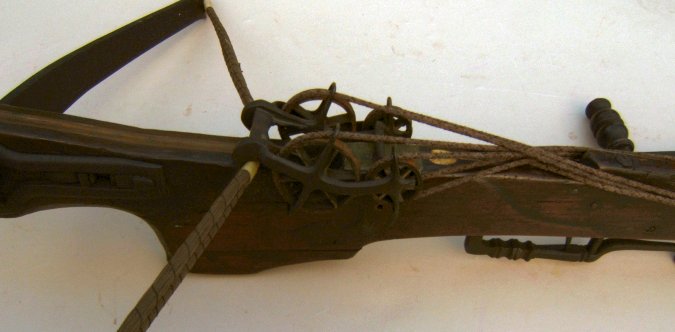 A RARE SWISS/SOUTH GERMAN TARGET/HUNTING CROSSBOW & ORIGINAL WINDLASS, ca. 1750-1780