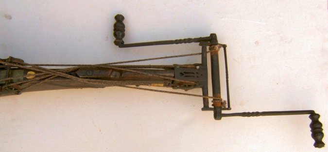 A RARE SWISS/SOUTH GERMAN TARGET/HUNTING CROSSBOW & ORIGINAL WINDLASS, ca. 1750-1780