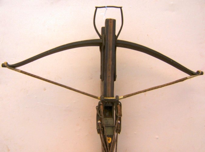 A RARE SWISS/SOUTH GERMAN TARGET/HUNTING CROSSBOW & ORIGINAL WINDLASS, ca. 1750-1780