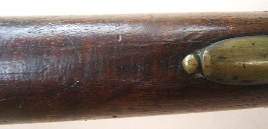 A FINE & VERY RARE FLORIDA & GEORGIA USED REVOLUTIONARY WAR REGIMENTALLY MARKED 16th REGIMENT OF FOOT SECOND MODEL/SHORTLAND PATTERN 1777 BROWN BESS MUSKET, ca. 1778/9 view 5