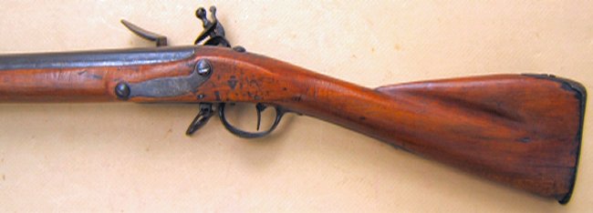 AN EXTREMELY RARE DOUBLE (2X) SURCHARGED! REVOLUTIONARY WAR USED MODEL 1763 CHARLEVILLE MUSKET, ca. 1763 view 2