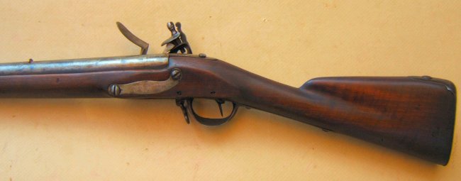 A VERY GOOD AMERICAN-USED REVOLUTIONARY WAR MODEL 1766/8 CHARLEVILLE MUSKET, ca. 1770 view 2