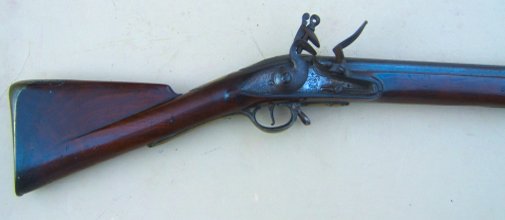  A VERY FINE+ AMERICAN REVOLUTIONARY PERIOD PATTERN 1777 SECOND MODEL/SHORTLAND BROWN BESS MUSKET, ca. 1778 view 1