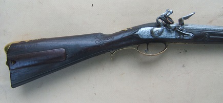  A VERY GOOD+/FINE & EARLY COLONIAL PERIOD (17TH CENTURY) GERMAN FLINTLOCK JAEGER RIFLE, by HECHENBERGER ca. 1690
 view 1