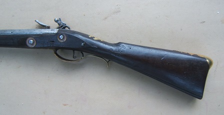 A VERY GOOD+/FINE & EARLY COLONIAL PERIOD (17TH CENTURY) GERMAN FLINTLOCK JAEGER RIFLE, by HECHENBERGER ca. 1690
 view 2