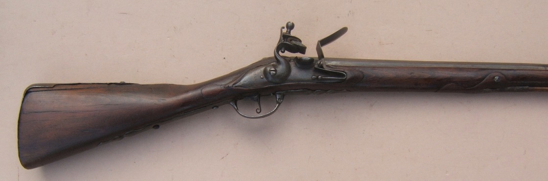 A VERY FINE & EARLY COLONIAL/AMERICAN REVOLUTIONARY WAR PERIOD DUTCH MUSKET, ca. 1710-1720 view 5