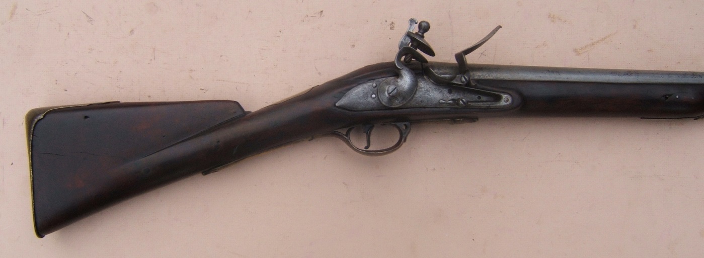 A VERY GOOD AMERICAN-USED REVOLUTIONARY WAR PATTERN 1777 SECOND MODEL/SHORTLAND BROWN BESS MUSKET, ca. 1777 view 5