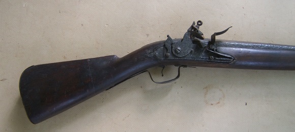  A VERY RARE ENGLISH CIVIL WAR/EARLY COLONIAL AMERICAN PERIOD ENGLISH DOGLOCK MUSKET, ca. 1650 view 1