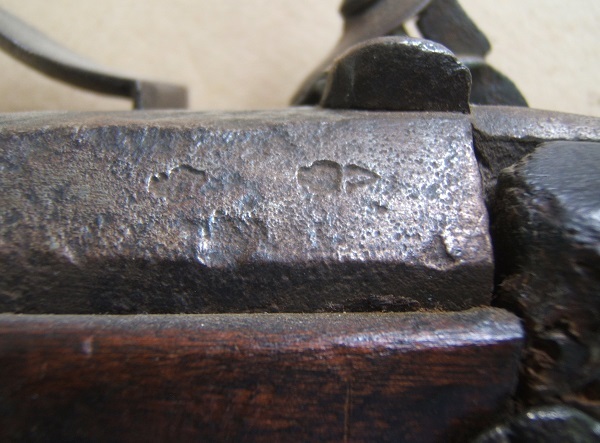 A VERY RARE ENGLISH CIVIL WAR/EARLY COLONIAL AMERICAN PERIOD ENGLISH DOGLOCK MUSKET, ca. 1650 view 4