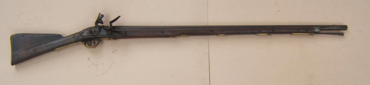  AN EXTREMELY RARE DUBLIN CASTLE REVOLUTIONARY WAR PERIOD SHORTLAND PATTERN/SECOND MODEL PATTERN 1777 BROWN BESS MUSKET, ca. 1779 view 1