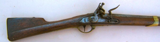 A VERY GOOD UNTOUCHED REGIMENTALLY MARKED REVOLUTIONARY WAR PERIOD DUTCH MUSKET, ca. 1770view 1