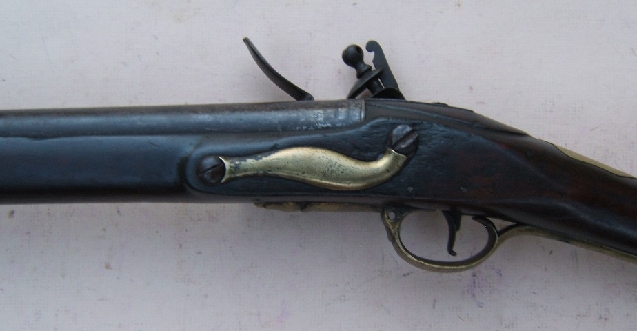 A VERY GOOD (AMERICAN CAPTURED/USED) AMERICAN REVOLUTIONARY WAR EMERGENCY PRODUCTION (P. 1779-S) SECOND MODEL/SHORTLAND PATTERN BROWN BESS MUSKET, ca. 1779 view 4