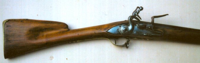 AMERICAN REVOLUTIONARY WAR PERIOD HESSIAN MUSKET, ca. 1760s view 1