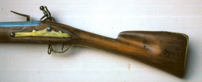 AMERICAN REVOLUTIONARY WAR PERIOD HESSIAN MUSKET, ca. 1760s view 2