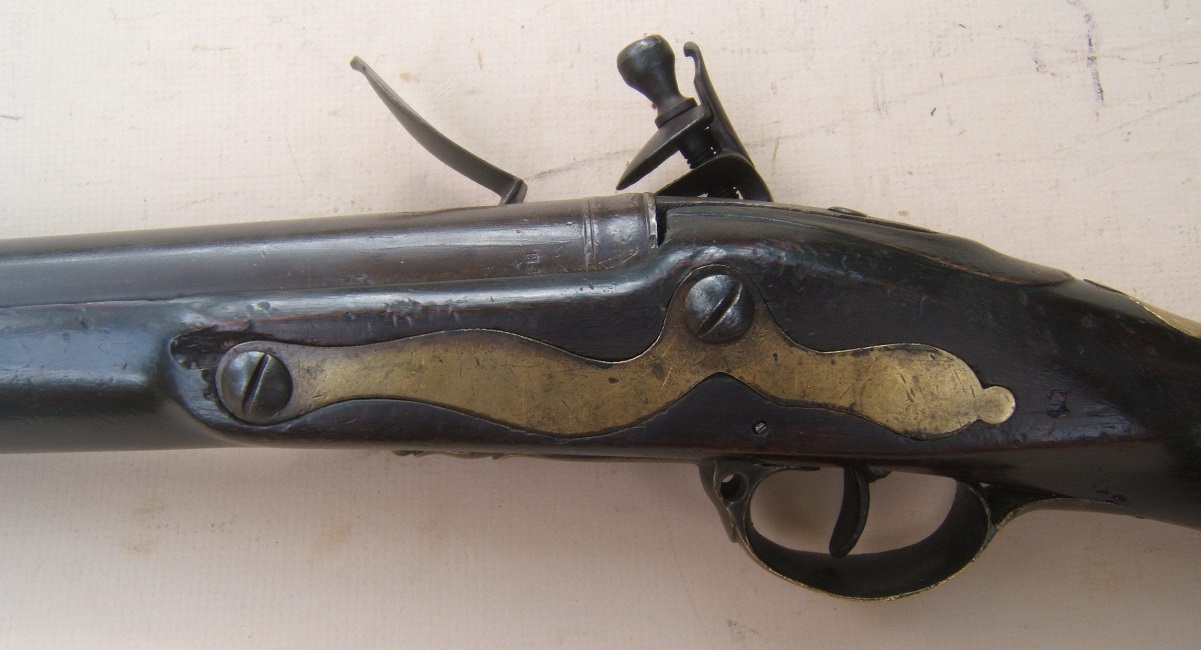A FINE & SCARCE EARLY AMERICAN REVOLUTIONARY PATTERN 1768 SECOND MODEL/SHORTLAND BROWN BESS MUSKET, ca. 1769 view 4