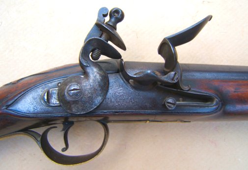 A FINE COLONIAL/FRENCH & INDIAN WAR PERIOD ENGLISH FLINTLOCK FOWLER/FUSIL, BY J. PEARMAN, ca. 1750 view 3