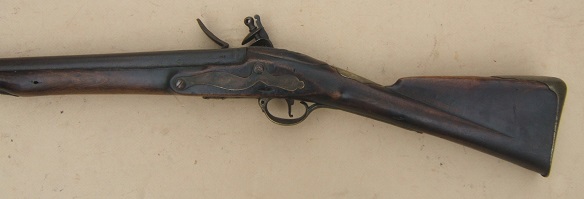 A VERY GOOD+ REVOLUTIONARY PRODUCTION PATTERN 1777 SECOND MODEL/SHORTLAND BROWN BESS MUSKET, ca. 1778 view 2