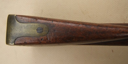 A VERY GOOD REVOLUTIONARY WAR PERIOD ENGLISH BRASS BARREL FLINTLOCK SEA SERVICE/NAVAL TYPE BLUNDERBUSS, ca. 1770 view 5