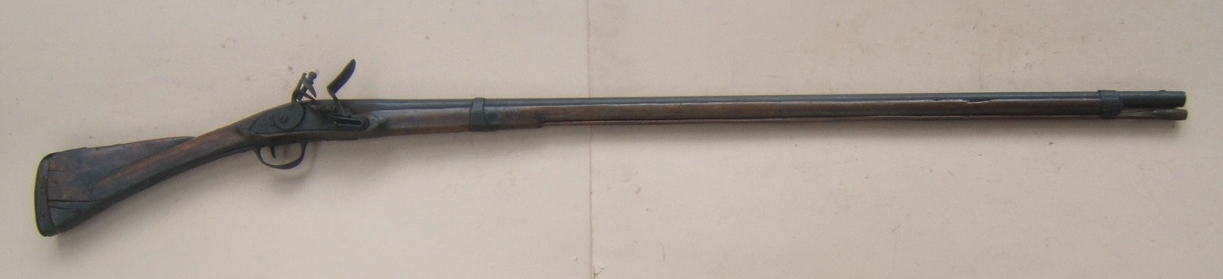 A VERY RARE & EARLY FRENCH & INDIAN (CAPTURED?)/AMERICAN REVOLUTIONARY WAR FRENCH MODEL 1717 MUSKET, ca. 1720s view 1