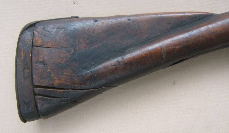 A VERY RARE & EARLY FRENCH & INDIAN (CAPTURED?)/AMERICAN REVOLUTIONARY WAR FRENCH MODEL 1717 MUSKET, ca. 1720s view 5