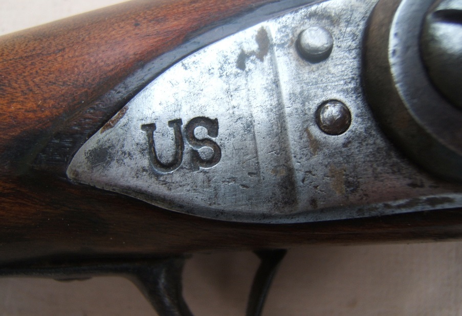 A FINE & RARE US SURCHARGED COLONIAL/FRENCH & INDIAN/AMERICAN REVOLUTIONARY WAR PERIOD AMERICAN-MADE MUSKET, ca. 1750 view 5