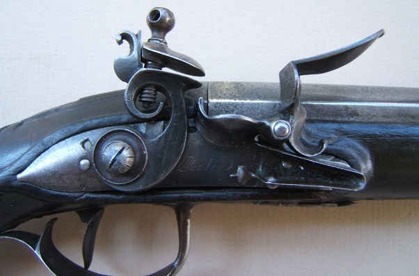 A FINE PAIR OF REVOLUTIONARY WAR PERIOD FRENCH FLINTLOCK OFFICER'S PISTOLS, by LeCLERC ca. 1760-1770s view 3