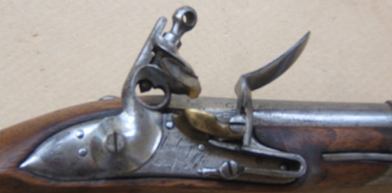 A FINE+ NAPOLEANIC WAR PERIOD FRENCH MODEL AN 9 GENDARMERIE PISTOL, Dtd. 1812 view 3