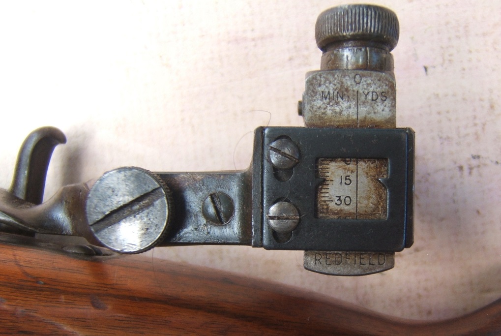 A FINE QUALITY 20TH CENTURY HALFSTOCK PERCUSSION �PLAINS TYPE� TARGET-RIFLE, w/ REDFIELD 