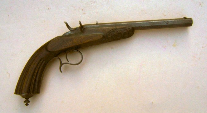 19TH CENTURY FLOBERT PISTOL, ca. 1870s view 1