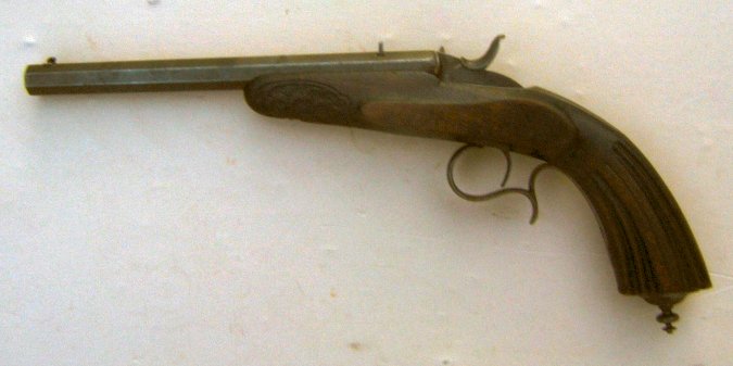 19TH CENTURY FLOBERT PISTOL, ca. 1870s view 2