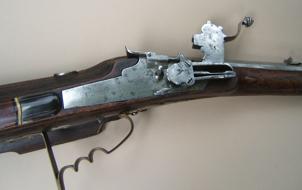 A FINE LATE 17TH/EARLY 18TH CENTURY GERMAN WHEELOCK SPORTING RIFLE, ca. 1690-1710 view 3