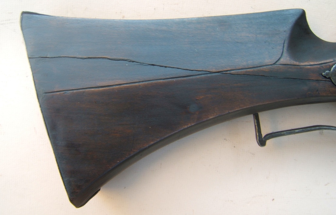 A RARE EARLY 17TH CENTURY/EARLY COLONIALPERIODMILITARYWHEELOCK MUSKET, ca. 1615 view 7