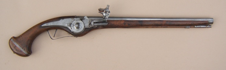 AN EARLY 17th CENTURY/30-YEARS WAR PERIOD GERMAN MILITARY WHEELOCK PISTOL, ca. 1620 view 1