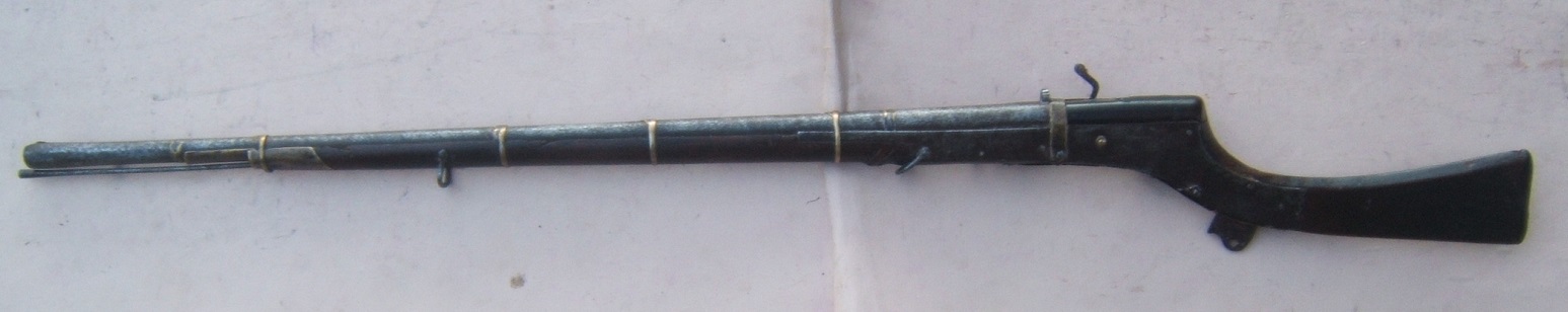 A VERY GOOD & SCARCE EARLY AFGHAN MATCHLOCK JEZAIL, ca. 1780-1810 view2