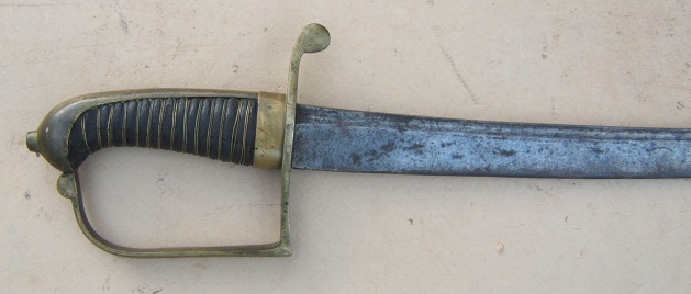 A VERY GOOD US WAR OF 1812 PERIOD HORSEMAN'S/CAVALRY SABER, ca. 1810 view 3