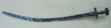A VERY GOOD UNTOUCHED ORIGINAL LATE 18th/EARLY 19th CENTURY INDIAN TULWAR SWORD, ca. 1780-1820 view 2
