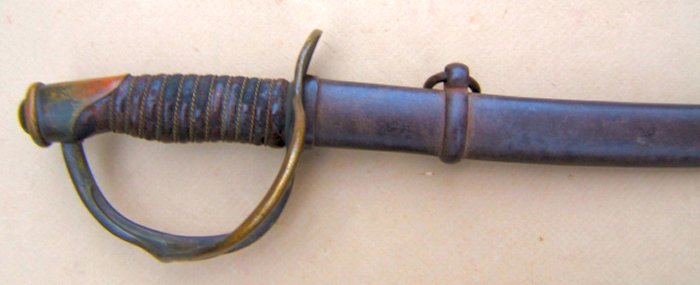 A FINE UNTOUCHED US MODEL 1860 CAVALRY SWORD, dtd. 1864 view 2