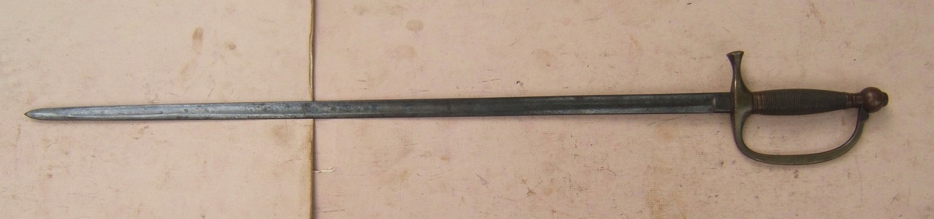 A VERY GOOD AMERICAN CIVIL WAR PERIOD US MODEL 1840 MUSICIAN'S SWORD, Dtd.�1863 view 2