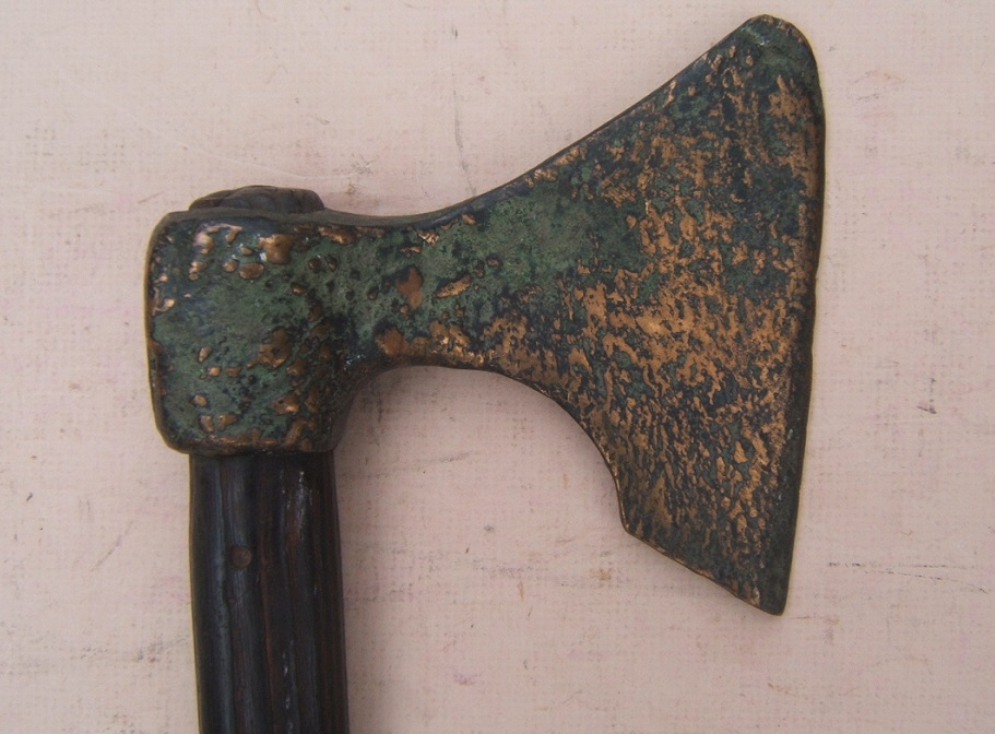 A VERY GOOD & UNUSUAL EARLY MEDIEVAL BRONZE-BLADE 