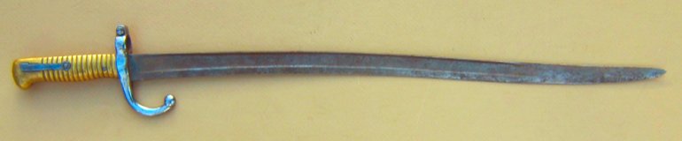 A FRENCH CHASSEPOT MODEL  SWORD BAYONET, ca. 1870s view 2