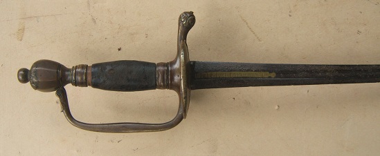 A VERY GOOD GERMAN (PRUSSIAN) HESSIAN-TYPE REVOLUTIONARY WAR PERIOD MILITARY SMALLSWORD/RAPIER, ca. 1760 view 2