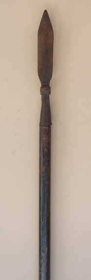 A VERY GOOD REVOLUTIONARY PERIOD AMERICAN TRENCH SPEAR/PIKE, ca. 1770 view 1