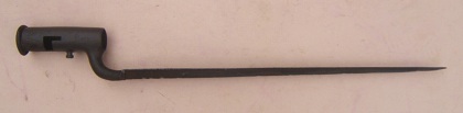 A VERY GOOD+ SCARCE AMERICAN REGIMENTALLY MARKED REVOLUTIONARY WAR PERIOD BAYONET w/ SIDE-MOUNTED RETAINING-SCREW, ca. 1770s view 1