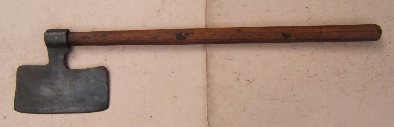 A VERY GOOD+/FINE 17TH CENTURY EUROPEAN (GERMAN?) FELLING AXE, ca. 1600-1650