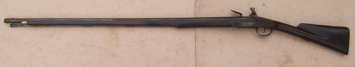 A RARE & EARLY COLONIAL/FRENCH & INDIAN/AMERICAN REVOLUTIONARY WAR AMERICAN MUSKET, ca. 1750-1760s, Ex. G. C. NEUMANN COLLECTION view 2