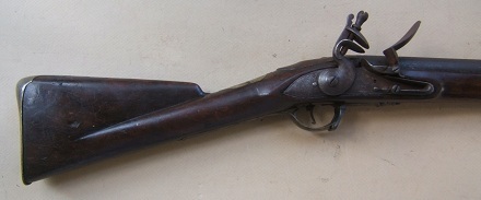  A VERY GOOD AMERICAN REVOLUTIONARY PRODUCTION PATTERN 1778 H-P SECOND MODEL/SHORTLAND BROWN BESS MUSKET, ca. 1779view 1