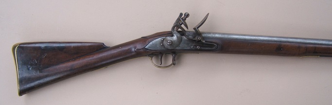 A FINE WAR OF 1812/NAPOLEONIC PERIOD (P. 1796) THIRD MODEL BROWN BESS MUSKET, ca. 1800 view 1