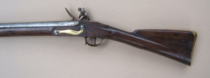 A FINE WAR OF 1812/NAPOLEONIC PERIOD (P. 1796) THIRD MODEL BROWN BESS MUSKET, ca. 1800 view 2