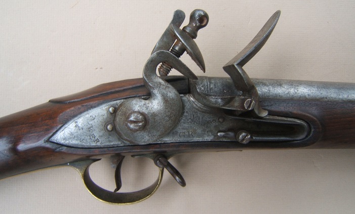 A FINE WAR OF 1812/NAPOLEONIC PERIOD (P. 1796) THIRD MODEL BROWN BESS MUSKET, ca. 1800 view 3