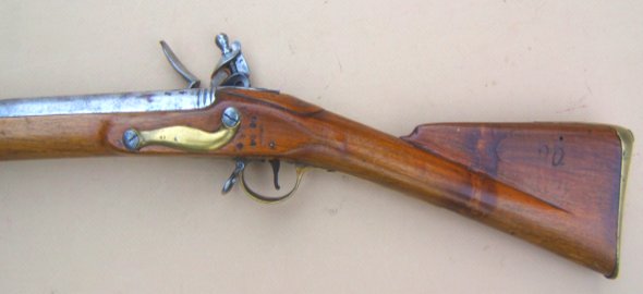 A VERY FINE WAR OF 1812/NAPOLEANIC WAR PERIOD (P. 1809) THIRD MODEL/INDIA PATTERN BROWN BESS MUSKET, ca. 1810s view 2